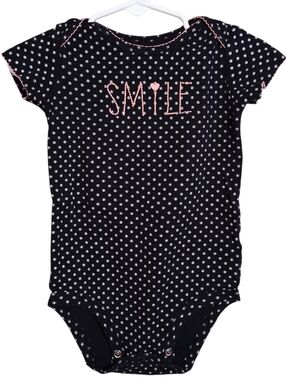 Carter’s Child of Mine | Smile | Polka Dot Baby Onsie - Girl 6-12M